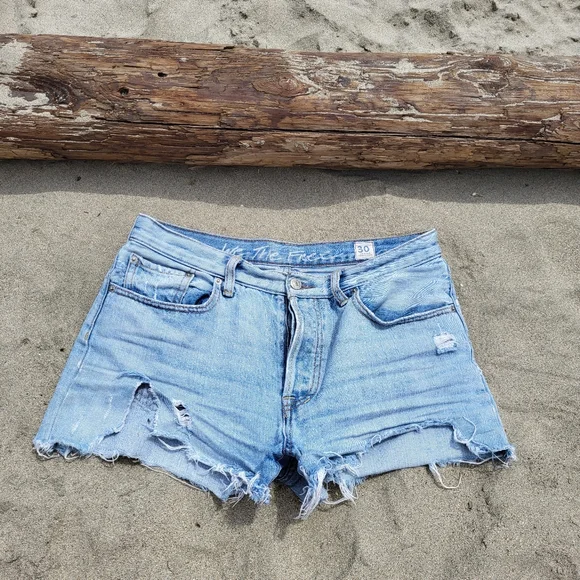 Upcycled FP Denim shorts